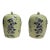 Circa 1880 Chinese Pair of Covered Porcelain Jars For Sale