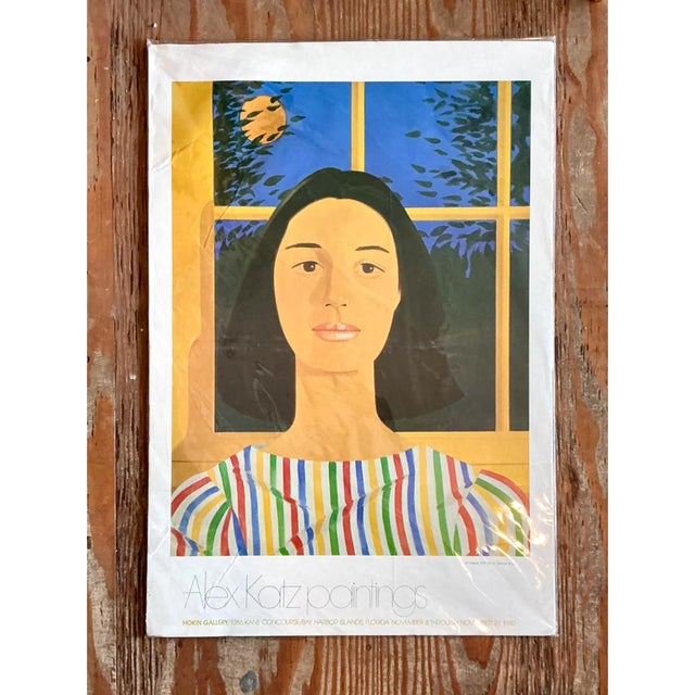 1980 Alex Katz Hokin Gallery Exhibition Poster For Sale - Image 4 of 12