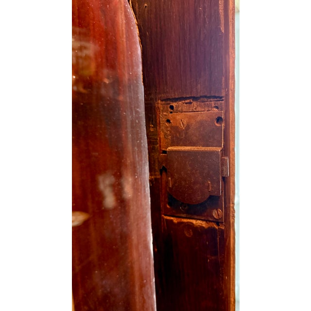 19th Century, Anglo Indian Heavily Carved Rosewood Campaign Secretary Bookcase For Sale - Image 11 of 11