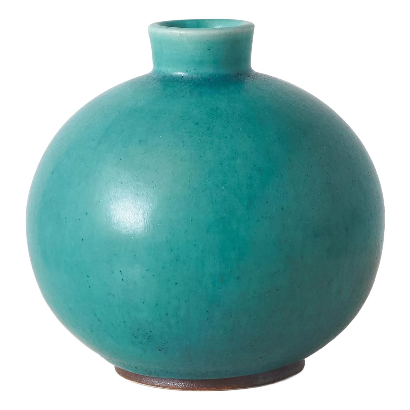 Saxbo Keramik 花瓶 Spherical Vase by Eva Stæhr Nielsen for Saxbo | Chairish