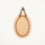 Gold Small Oval Mirror with Chain in Rattan and Bamboo by Franco Albini, Italy, 1960s For Sale - Image 8 of 9