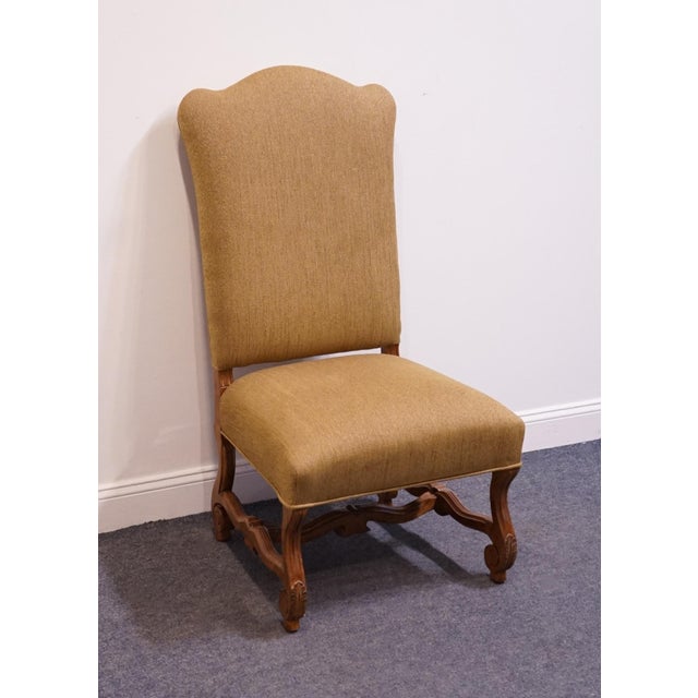 Century Furniture Century Furniture Rustic Old World Transitional Upholstered Dining Side Chair 52-541 For Sale - Image 4 of 10