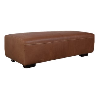 Koinor Norton Leather Stool Brown For Sale