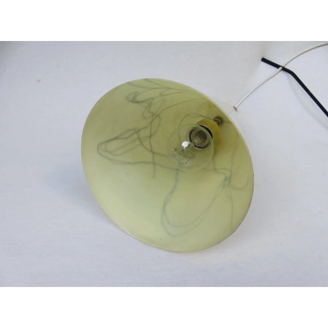 Yellow & Beige Fiberglass Shades Pendant, 1950s For Sale - Image 12 of 14