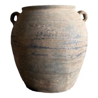 Vintage Style Matte Oil Pottery #64d For Sale