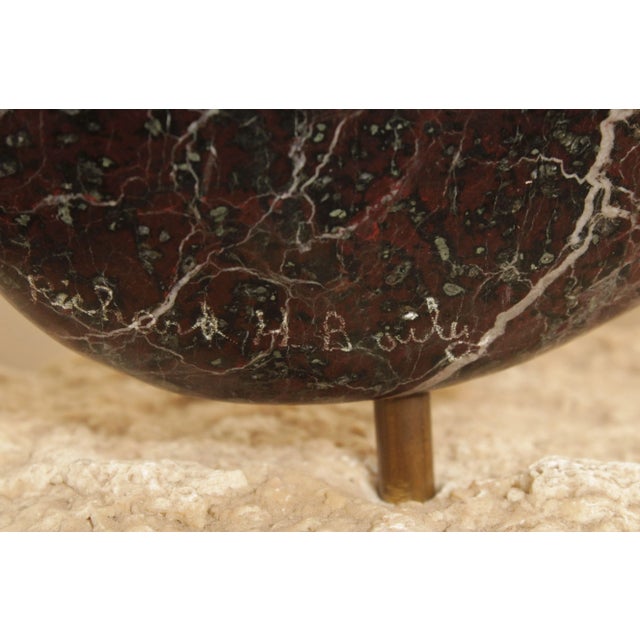 Richard H. Bailey Carved Marble Butterfly Sculpture For Sale - Image 11 of 12