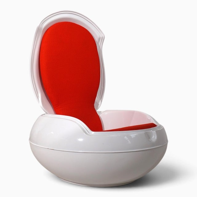 Plastic Egg Lounge Chair by Peter Ghyczy Senftenberg for Veb Synthesewerk Schwarzheide, 1970 For Sale - Image 7 of 18