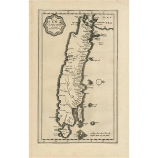 Antique Map of the Island of Java by P. Van Der Aa, 1713 For Sale