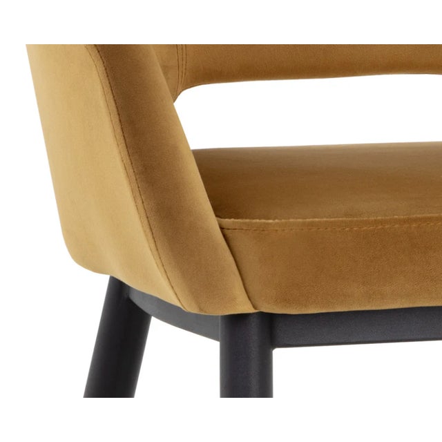 Metal Pair of Thatcher Barrel Back Dining Armchair For Sale - Image 7 of 9