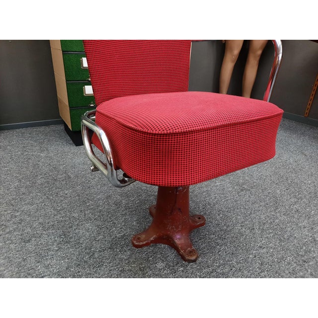 Black Bauhaus Cinema Folding Chair by Fana Metaal Holland, 1930s For Sale - Image 8 of 15