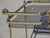 Rolling Serving Cart in Gilded Metal and Glass, 1980s For Sale - Image 13 of 18