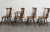Wood Vintage Ethan Allen Heirloom Maple Nutmeg Fiddleback Duxbury Dining Chairs For Sale - Image 7 of 12