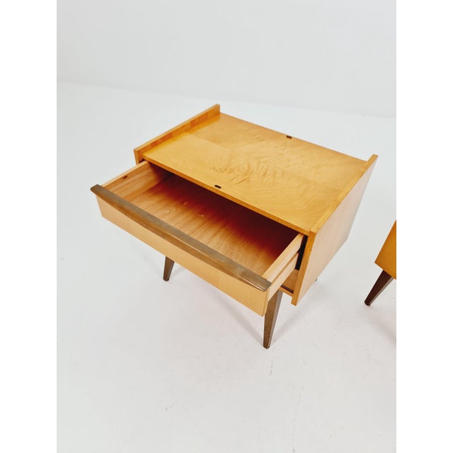Mid-Century German Nightstands from WK Möbel, 1960s, Set of 2 For Sale - Image 5 of 11