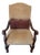 Thomasville Grand Bergère Style Renaissance Revival Carved Mahogany Library Armchair – Model N-1713-Bp For Sale