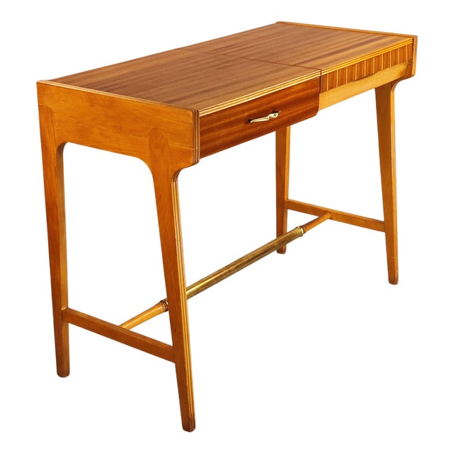 Dressing Table Desk with Mirror attributed to Gio Ponti for La Permanente di Cantù For Sale