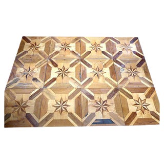 Antique Parquet in Marquetry For Sale