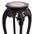 Chinese Hardwood and Marble Pedestal Table For Sale - Image 4 of 4
