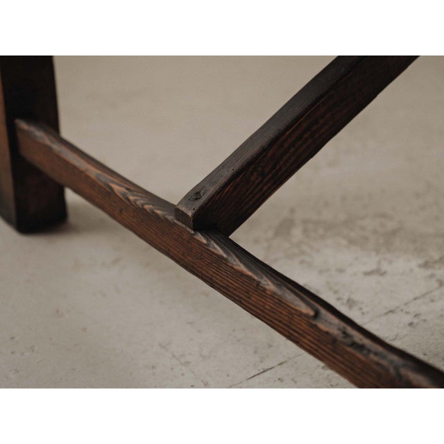 Large Farm Table in Pine, Auvergne, France, 1900 For Sale - Image 11 of 16