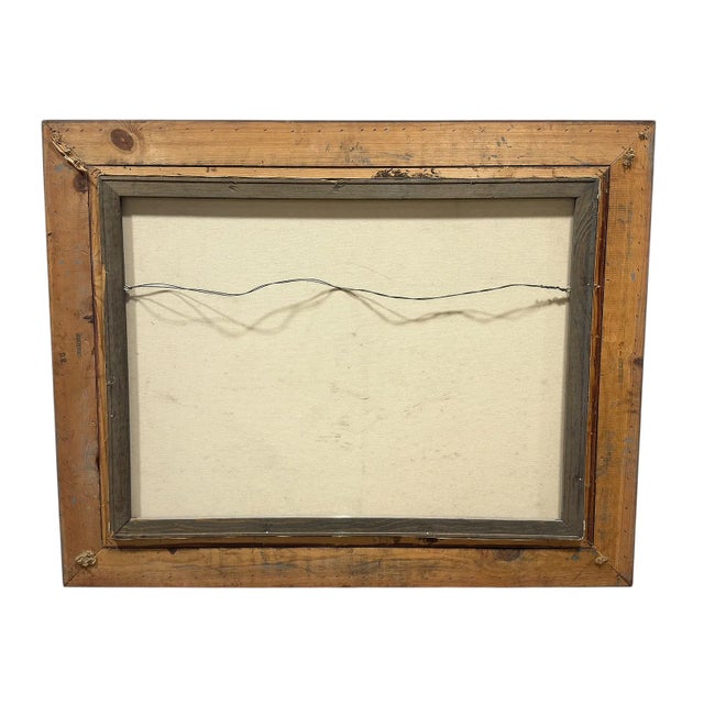 Early 20th Century 20th C. Signed River Landscape Oil on Canvas For Sale - Image 5 of 5