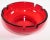 Ruby Red Vintage Mid-Century Glass Ruby Red Cigar Ashtray For Sale - Image 8 of 9