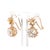 2.50 Carat Old European Cut Lab Diamond & 10k Yellow Gold Vintage Stud Earrings, Pair For Sale - Image 10 of 11
