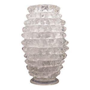 Ercole Barovier Rostrato Murano Italian Glass Vase for Barovier & Toso, 1940s