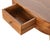 Rounded Chestnut Mango Wood Coffee Table With Drawer For Sale - Image 4 of 7