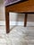 1950s Vintage Mid-Century Modern Tufted Cane Back Bench For Sale - Image 10 of 11