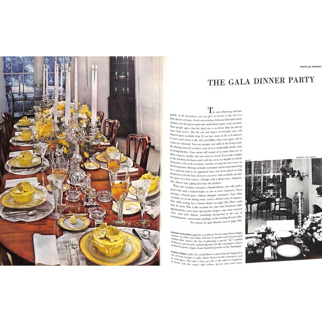 1970s "House & Garden's Complete Guide to Creative Entertaining" 1971 the Editors of House & Gardens For Sale - Image 5 of 11