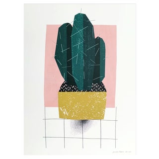Joanna Gebal, Cactus, 2019, Screen Print & Paper For Sale