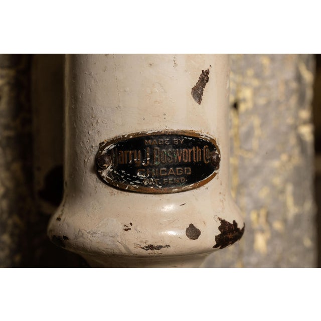 Antique Harry J. Bosworth Dental Lamp With Holophane Shades For Sale - Image 11 of 11