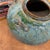 Oceanic Colored Blue-Green Glazed Vase with Rustic Form For Sale - Image 9 of 12