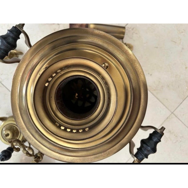 Antique Imperial Russian Brass Samovar Circa Late 19 Century For Sale - Image 9 of 9