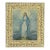 Vintage Hand-Signed Oil Painting "Our Lady of Grace" Religious Folk Art, Carved Gilt Frame For Sale