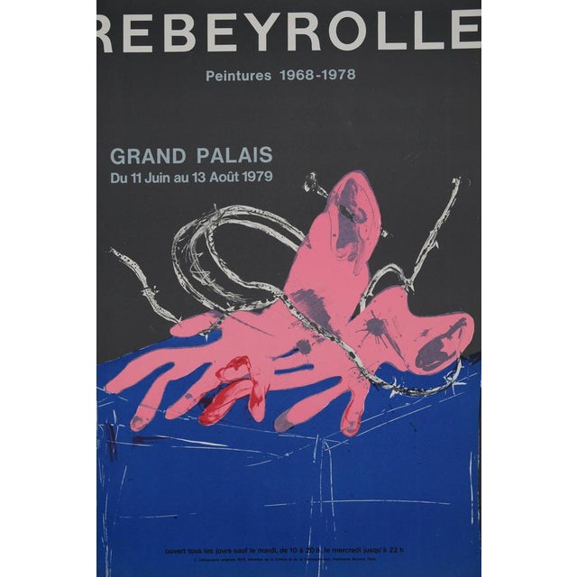 Modern Paul Rebeyrolle, Les mains ensanglantées, Lithograph For Sale - Image 3 of 8