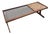 Mid-Century Teak Coffee Table with Smoked Glass Top and Patterned Tiles from G-Plan, 1960s For Sale