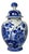 Vintage Hand-Painted Delft Blue Lidded Vase by Royal Delft, 1972 For Sale