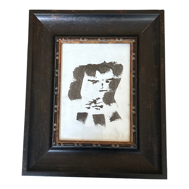 Contemporary Original Abstract Portrait Painting For Sale