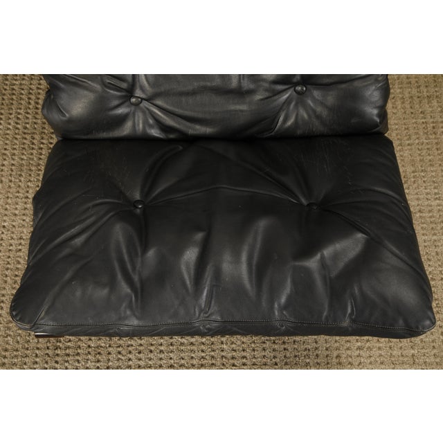 Wood Vintage Mid-Century Norwegian Rosewood "Siesta" Leather Sling Lounge Chair, by Ingmar Relling for Westnofa For Sale - Image 7 of 16