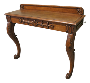 Carved Oak Console Table