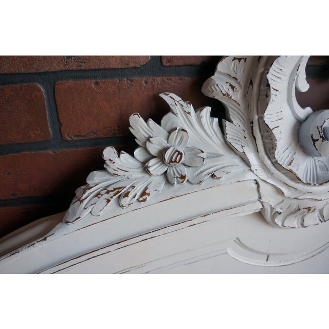 Antique French Rococo Full/Queen Headboard For Sale - Image 6 of 9