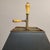 Chapman Manufacturing Company Vintage Chapman Brass Bouillotte Lamp With Black Tole Shade For Sale - Image 4 of 8