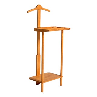 Scandinavian Beech Valet Stand, 1950s For Sale