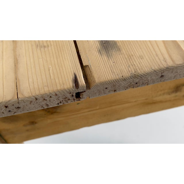 French Rustic Country House Table, 1940s For Sale - Image 9 of 10
