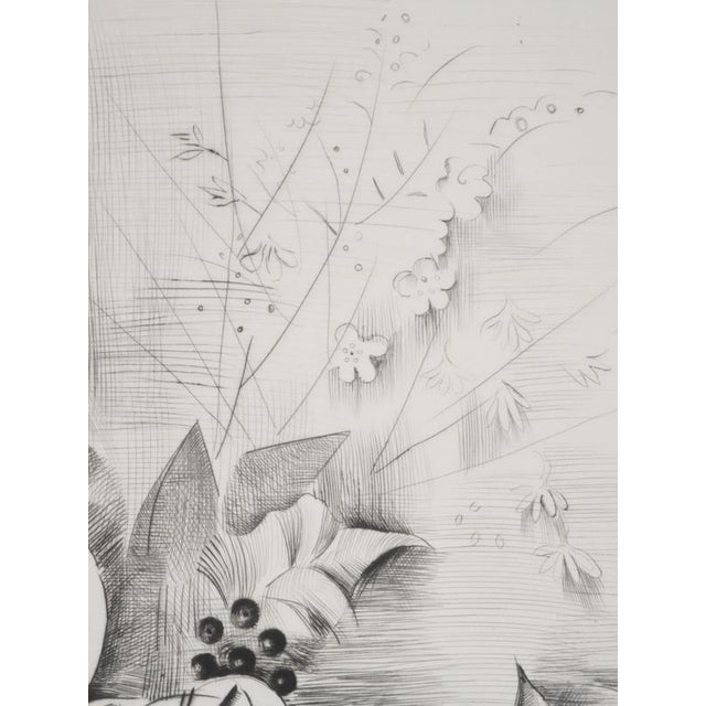 Mily Possoz, The Bouquet, Original Signed Engraving For Sale - Image 9 of 11