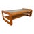 Lou Hodges Mersman Waldron Smoked Glass Oak Rectangular Coffee Table 1970's For Sale - Image 9 of 9