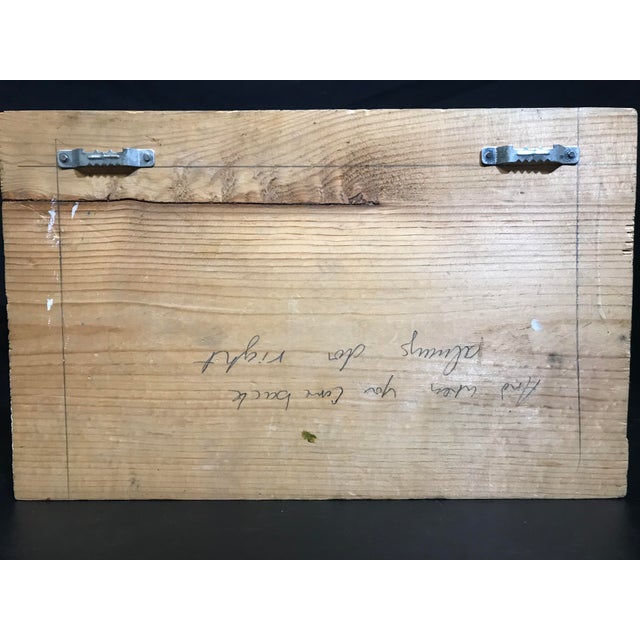 Marianne Nowottny, Folk Style Sign Painting For Sale - Image 4 of 4