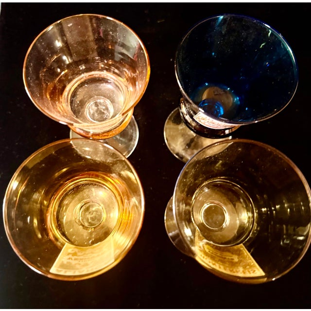 Vintage Cocktail Liqueur Glasses - Set of 4 For Sale - Image 6 of 12