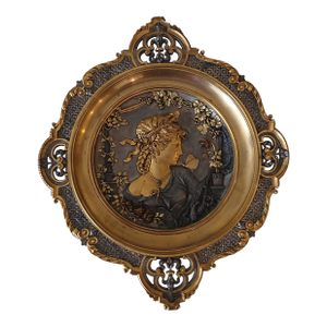 Art Nouveau Portrait Dish