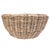 Wood Artifacts Rattan Round Belly Planter with Black Plastic Insert, Natural, 28.50" For Sale - Image 7 of 12